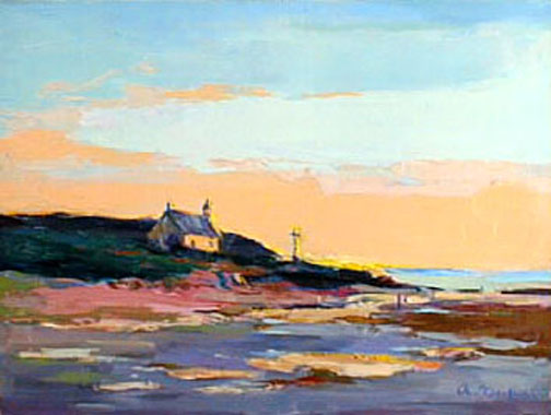 Titel: Chapelle en Bretagne, Kunstenaar: Terken, Albert